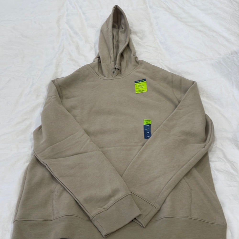 NWT Tek Gear tan hoodie in the size L